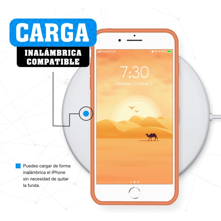 Funda Silicona para Apple iPhone 7 / 8 / SE...