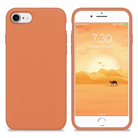 Funda Silicona para Apple iPhone 7 / 8 / SE 2020 Vitamina C - Librephonia
