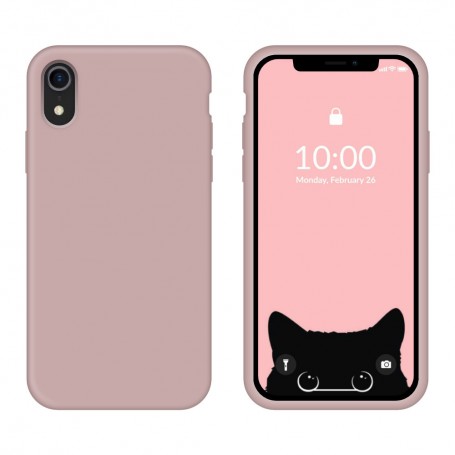 Funda Silicona para Apple iPhone Xr Rosa Arena - Librephonia
