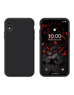 Funda Silicona para Apple iPhone Xr Negro Librephonia