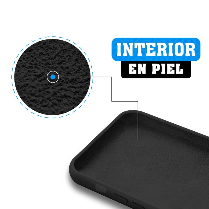 Funda Silicona para Apple iPhone Xr Negro...