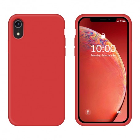 Funda Silicona para Apple iPhone Xr Rojo - Librephonia