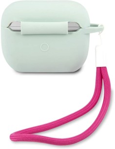 Funda Guess Silicona para Apple Airpods Pro Vintage Verde... 2