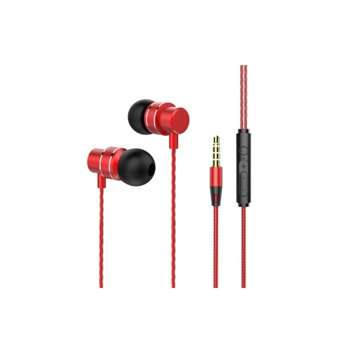 Auriculares Lenovo HF118 - Rojo